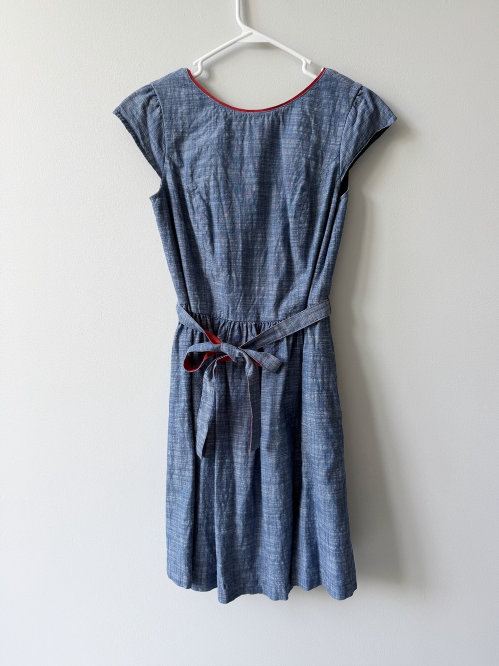 Brooks brothers chambray dress size 4